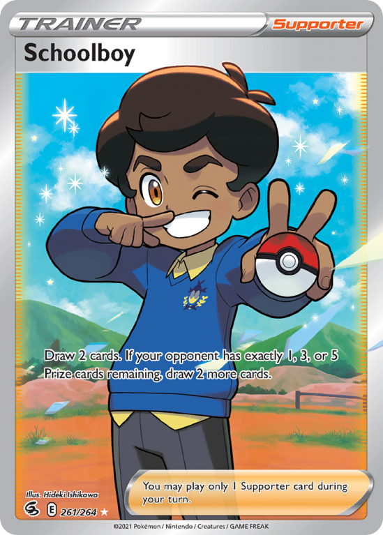 Schoolboy 261/264 Sword & Shield Fusion Strike