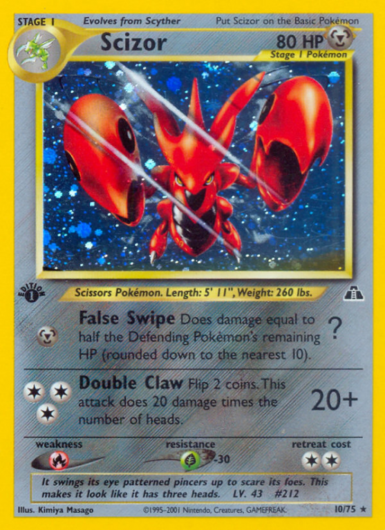 Scizor 10/75 Neo Neo Discovery