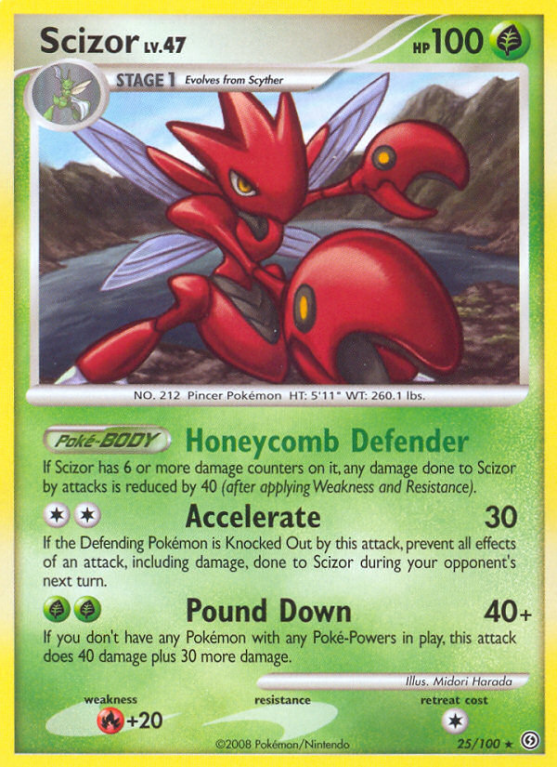 Scizor 25/100 Diamond & Pearl Stormfront