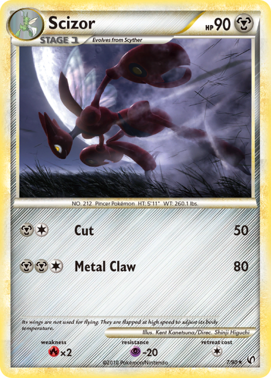 Scizor 7/90 HeartGold & SoulSilver HS—Undaunted