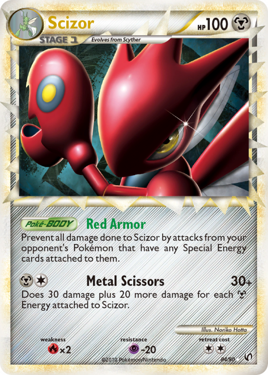 Scizor 84/90 HeartGold & SoulSilver HS—Undaunted