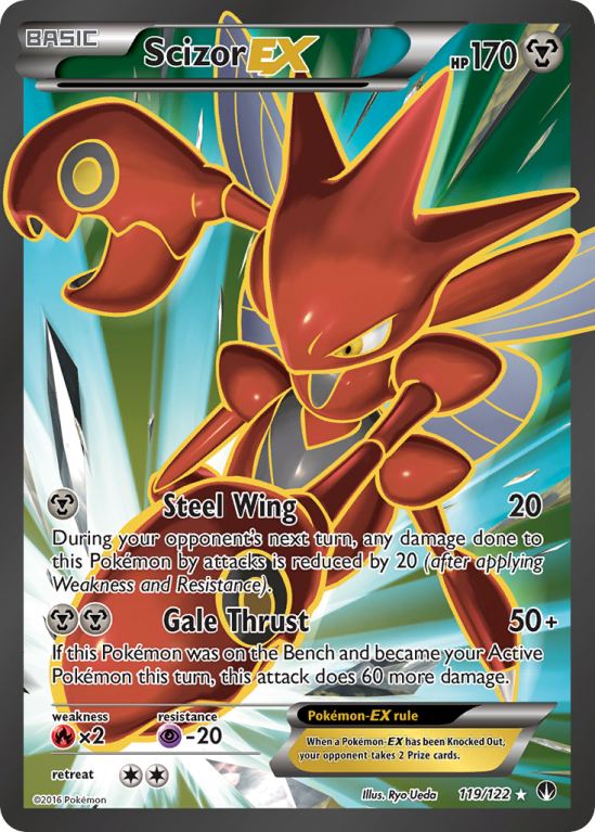 Scizor-EX 119/122 XY BREAKpoint