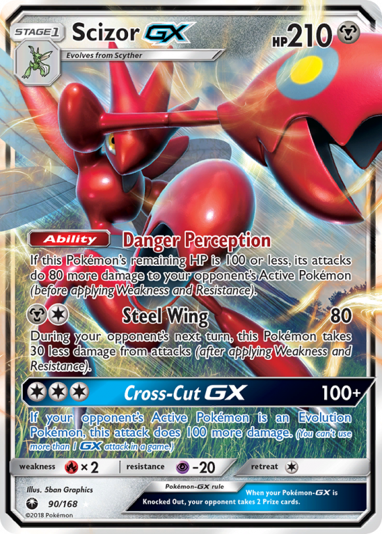 Scizor-GX 90/168 Sun & Moon Celestial Storm