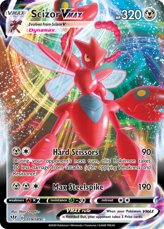 Scizor VMAX 119/189 Sword & Shield Darkness Ablaze