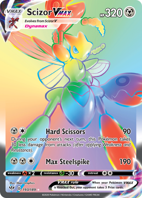 Scizor VMAX 193/189 Sword & Shield Darkness Ablaze