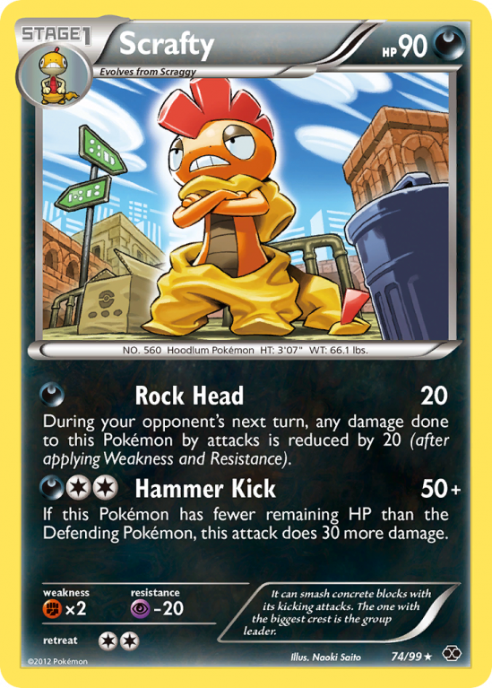 Scrafty 74/99 Black & White Next Destinies