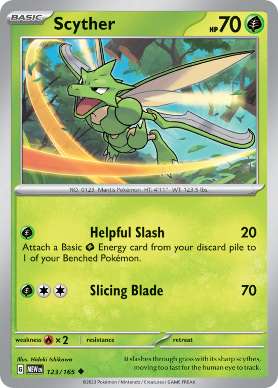 Scyther 123/165 Scarlet & Violet 151