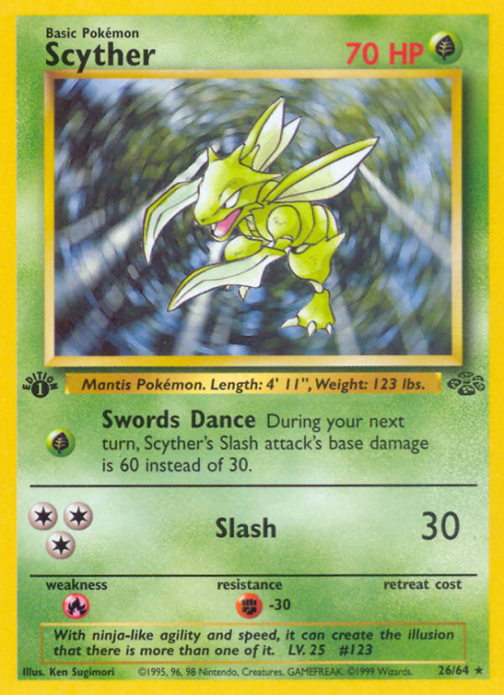 Scyther 26/64 Base Jungle
