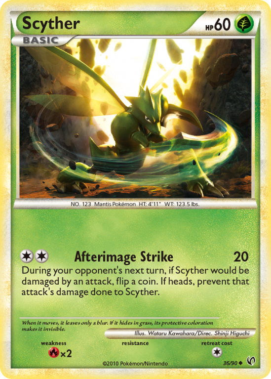 Scyther 36/90 HeartGold & SoulSilver HS—Undaunted