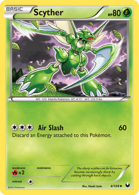 Scyther 4/108 Black & White Dark Explorers