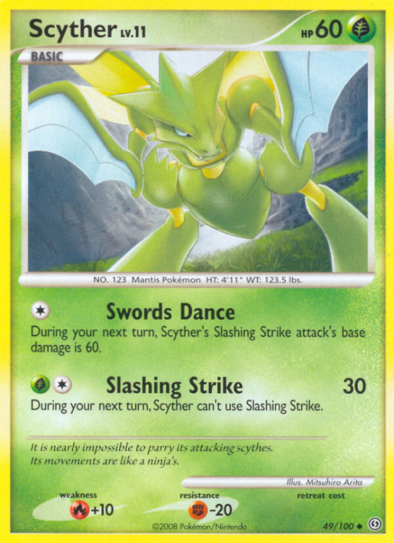 Scyther 49/100 Diamond & Pearl Stormfront