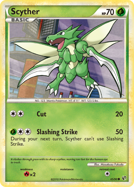 Scyther 65/90 HeartGold & SoulSilver HS—Undaunted