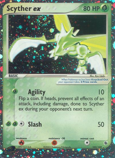 Scyther ex 102/109 EX Ruby & Sapphire