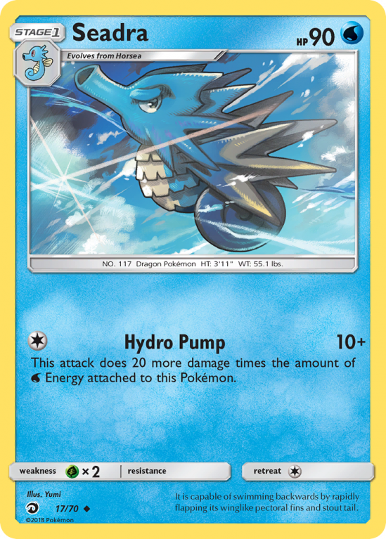 Seadra 17/70 Sun & Moon Dragon Majesty
