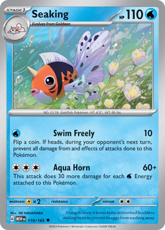 Seaking 119/165 Scarlet & Violet 151