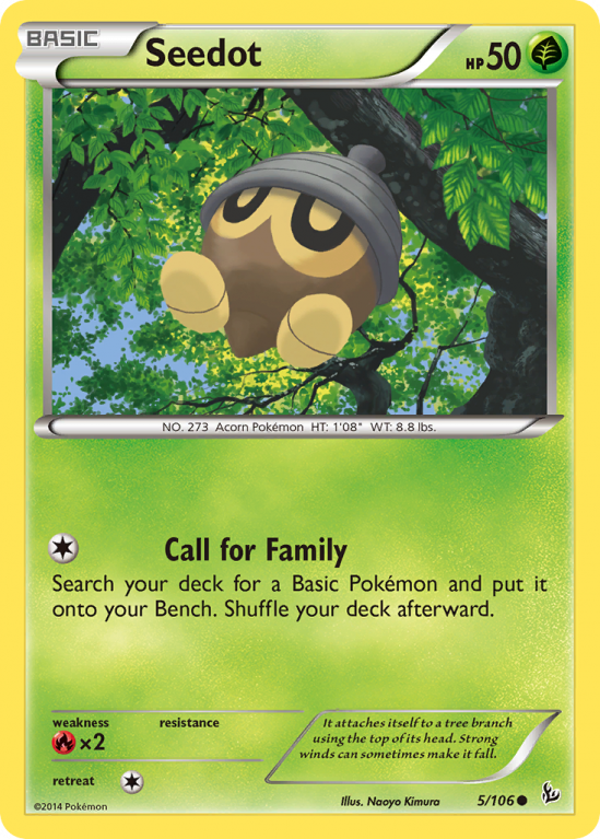 Seedot 5/106 XY Flashfire