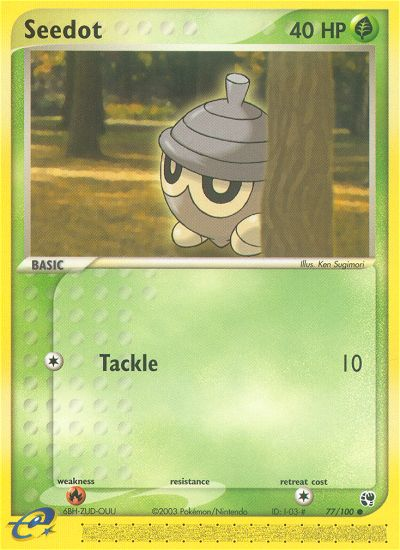Seedot 77/100 EX Sandstorm