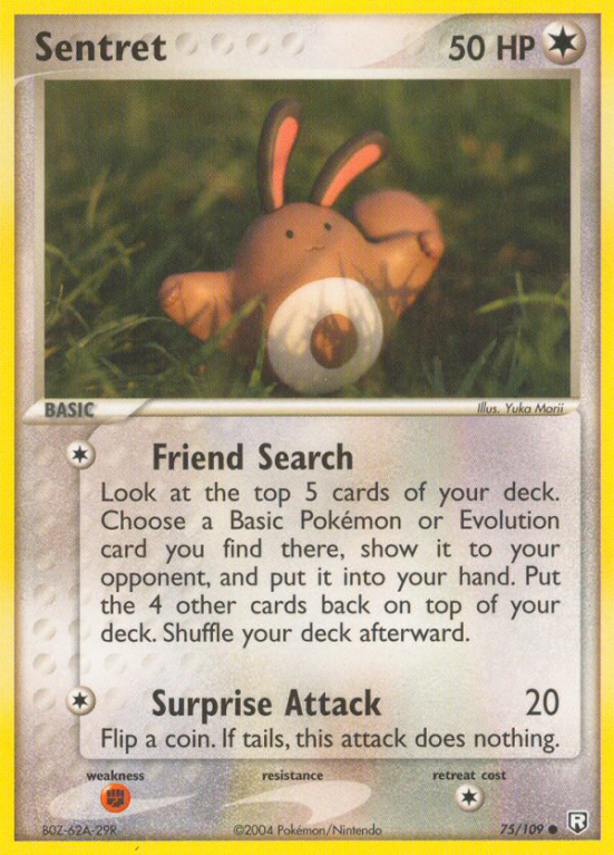 Sentret 75/109 EX Team Rocket Returns