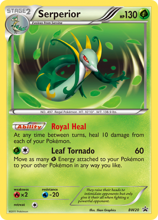 Serperior BW20/101 Black & White BW Black Star Promos