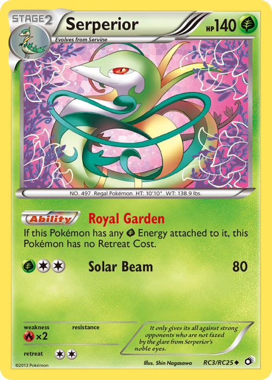 Serperior RC3/113 Black & White Legendary Treasures