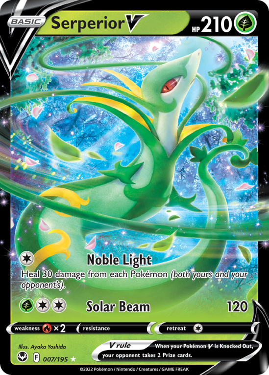 Serperior V 7/195 Sword & Shield Silver Tempest
