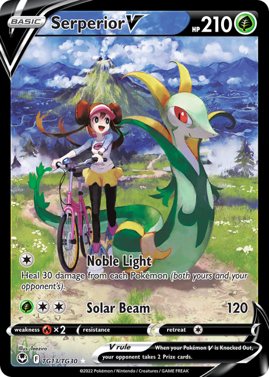 Serperior V TG13/30 Sword & Shield Silver Tempest Trainer Gallery