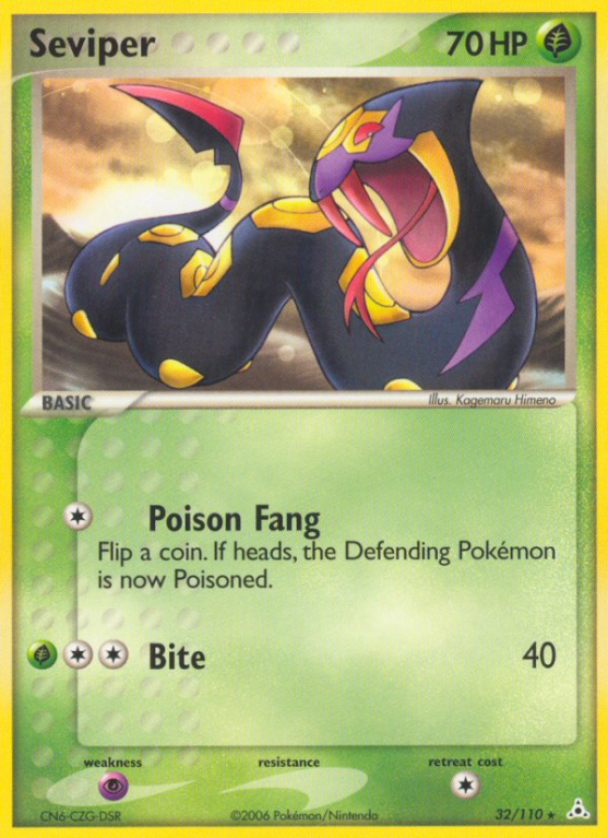 Seviper 32/110 EX Holon Phantoms