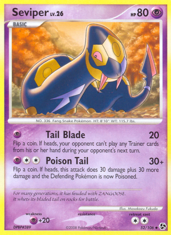 Seviper 52/106 Diamond & Pearl Great Encounters