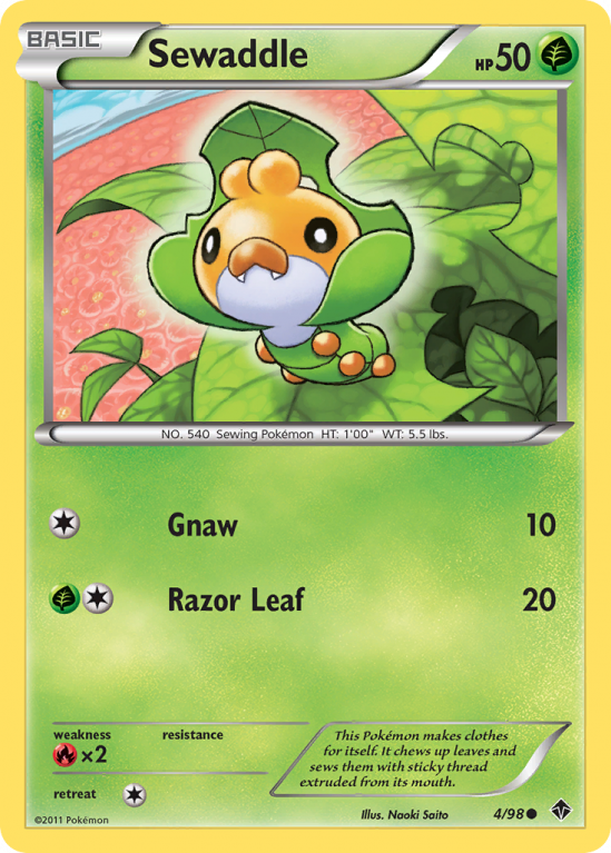 Sewaddle 4/98 Black & White Emerging Powers