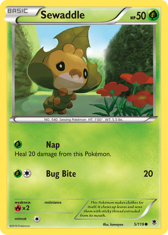 Sewaddle 5/119 XY Phantom Forces