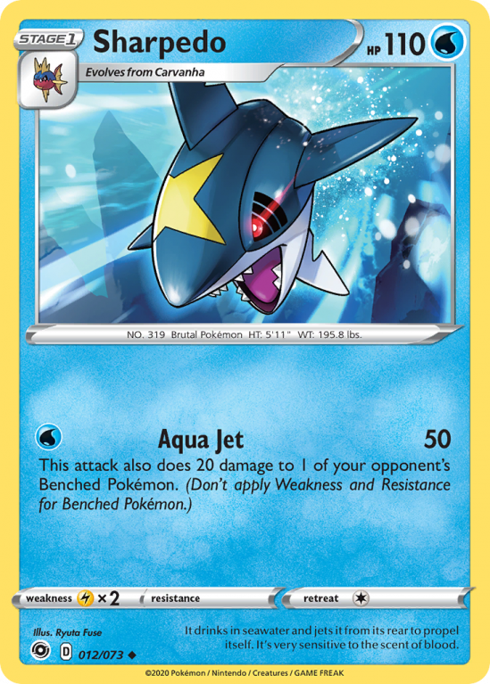 Sharpedo 12/73 Sword & Shield Champion's Path