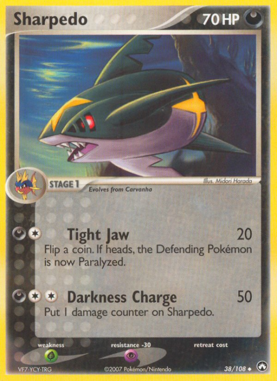Sharpedo 38/108 EX Power Keepers