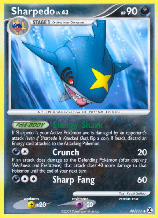 Sharpedo 49/111 Platinum Rising Rivals