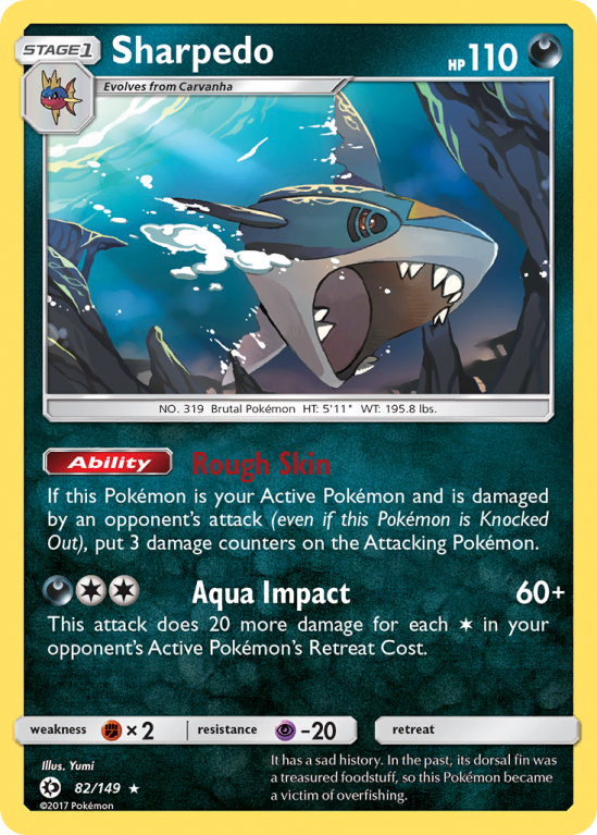 Sharpedo 82/149 Sun & Moon Sun & Moon
