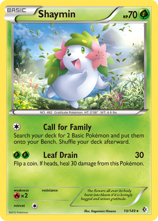 Shaymin 10/149 Black & White Boundaries Crossed