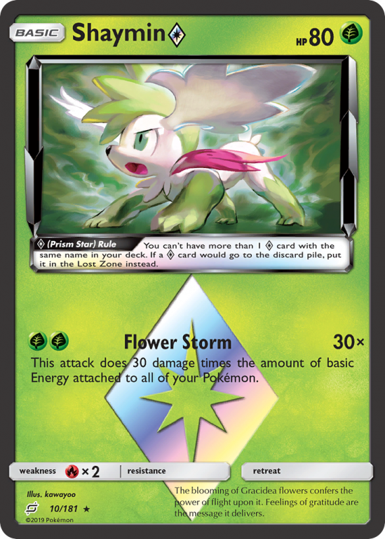 Shaymin ◇ 10/181 Sun & Moon Team Up