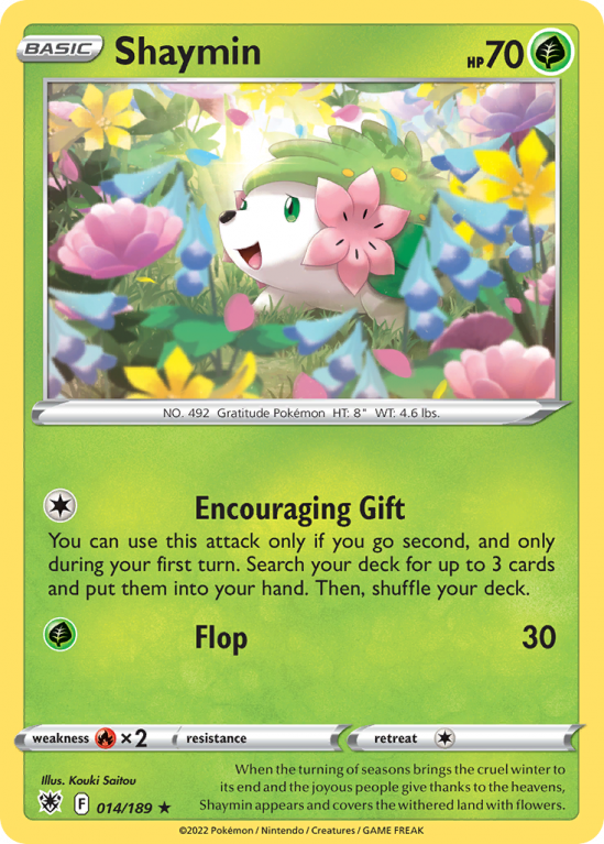 Shaymin 14/189 Sword & Shield Astral Radiance
