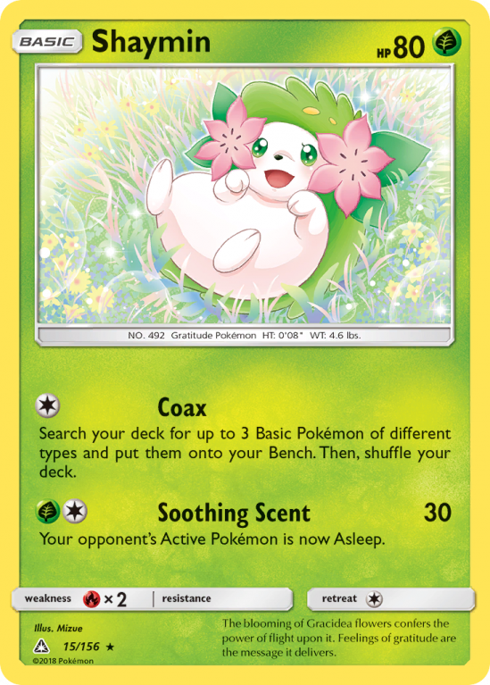Shaymin 15/156 Sun & Moon Ultra Prism