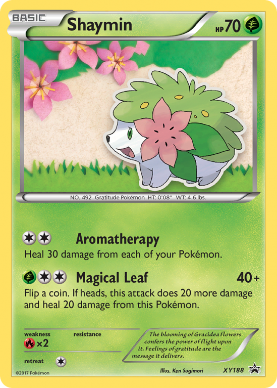Shaymin XY188/183 XY XY Black Star Promos