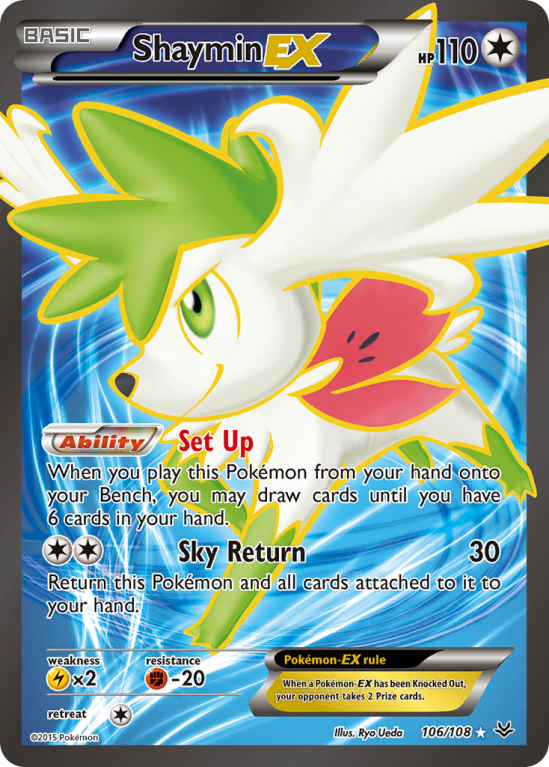 Shaymin-EX 106/108 XY Roaring Skies