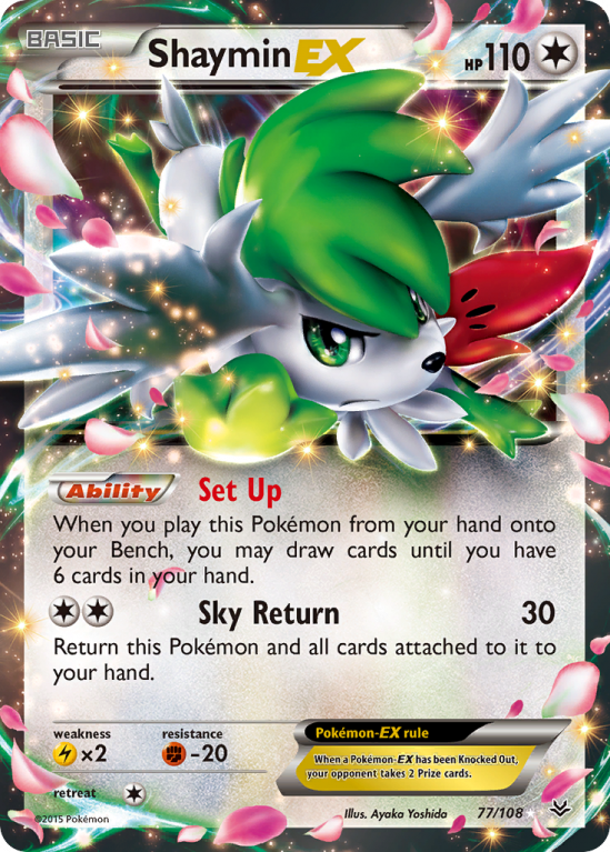 Shaymin-EX 77/108 XY Roaring Skies