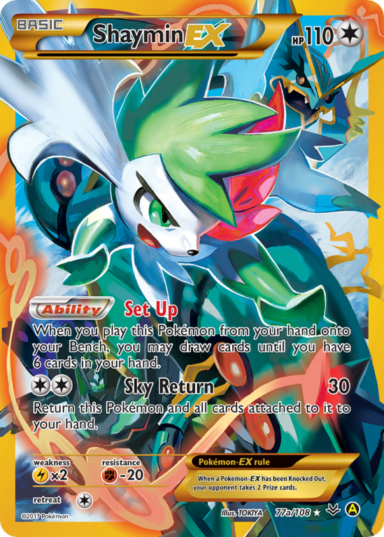 Shaymin-EX 77a/108 XY Roaring Skies