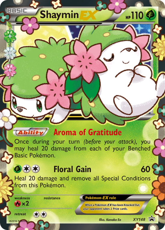 Shaymin-EX XY148/183 XY XY Black Star Promos