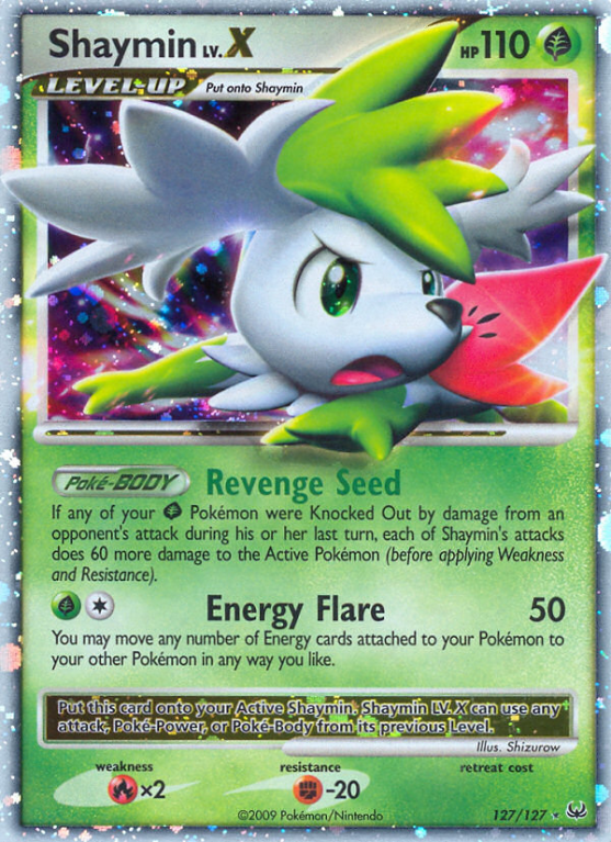Shaymin LV.X 127/127 Platinum Platinum