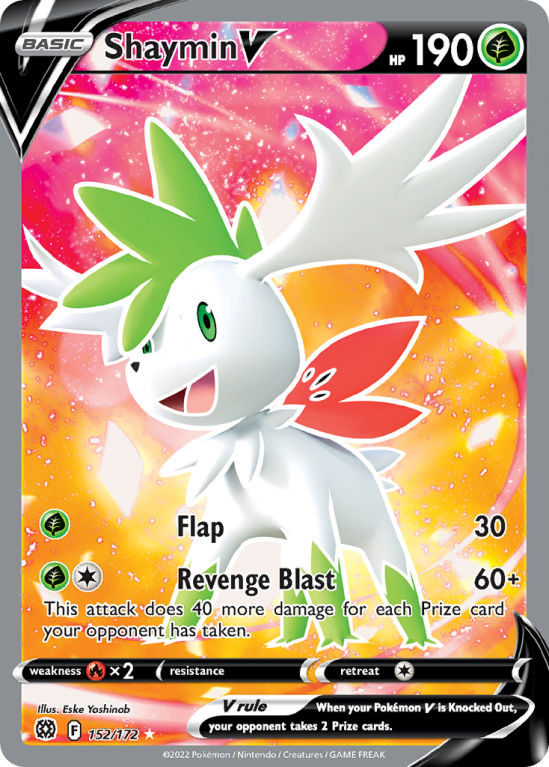 Shaymin V 152/172 Sword & Shield Brilliant Stars