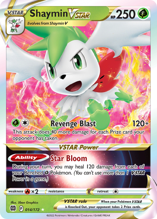 Shaymin VSTAR 14/172 Sword & Shield Brilliant Stars