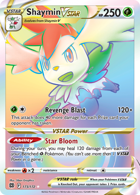 Shaymin VSTAR 173/172 Sword & Shield Brilliant Stars