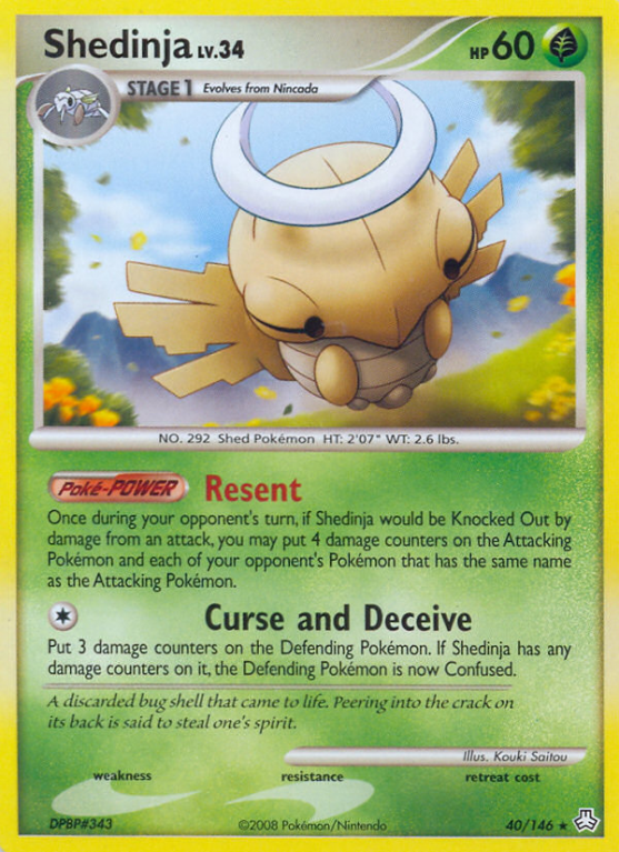 Shedinja 40/146 Diamond & Pearl Legends Awakened