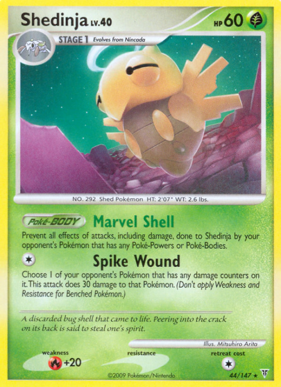 Shedinja 44/147 Platinum Supreme Victors
