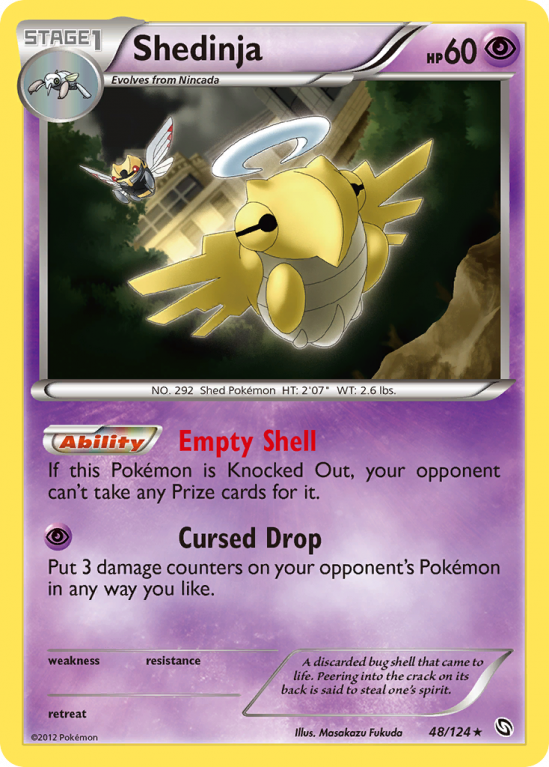 Shedinja 48/124 Black & White Dragons Exalted